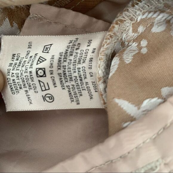 ANTHROPOLOGIE CHARLIE BROCADE ANKLE PANTS - Picture 9 of 10